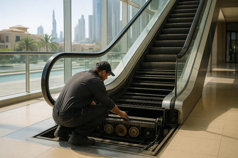 Escalator maintenance
