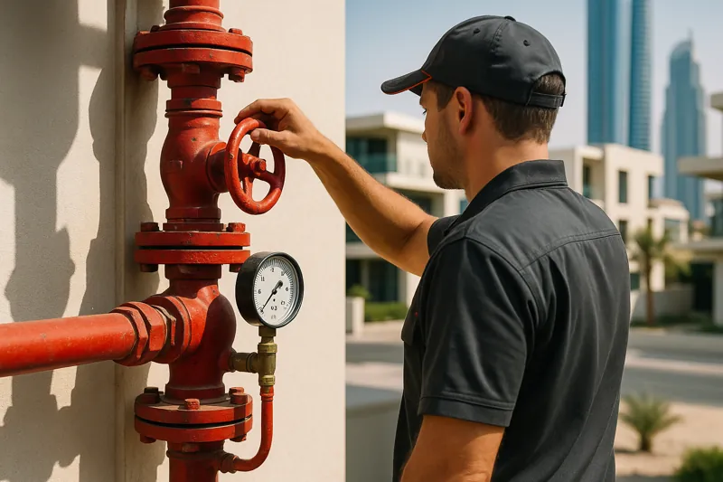 Firefighting system maintenance